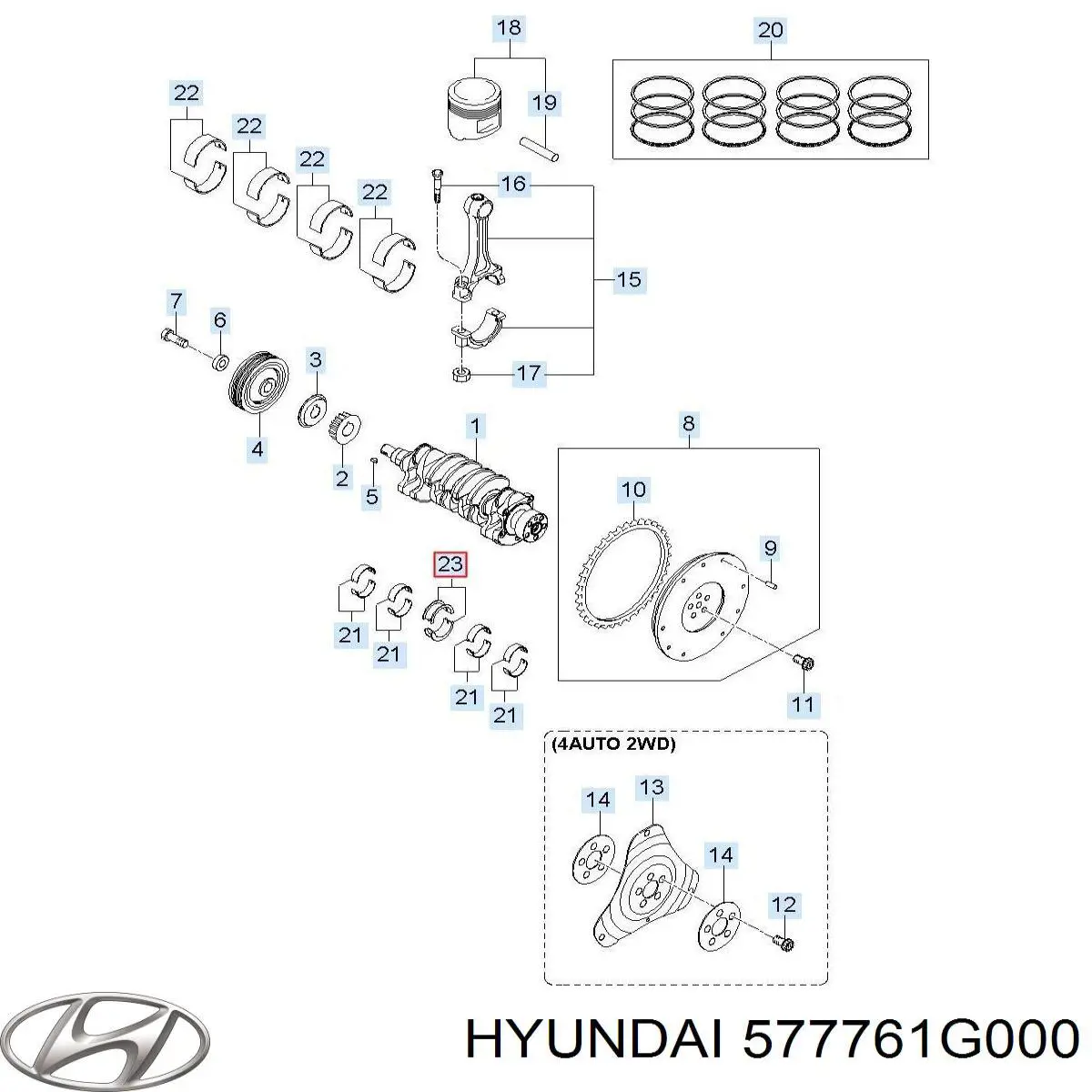 Comprar 577761G000 Hyundai/Kia 