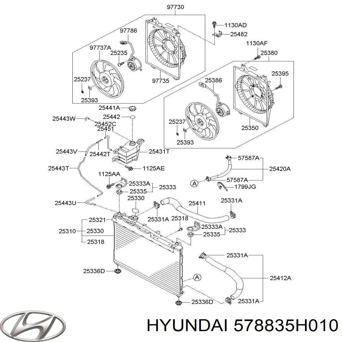 Comprar 578835H010 Hyundai/Kia Tapa del depósito de la bomba de dirección asistida