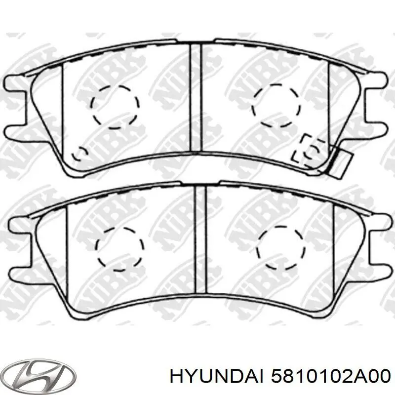 Pastillas freno delanteras Hyundai/Kia 5810102A00 precio, desde 20,96 EUR