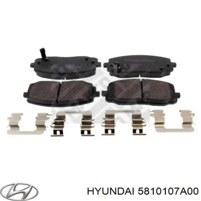 5810107A00 Hyundai/Kia pastillas de freno delanteras