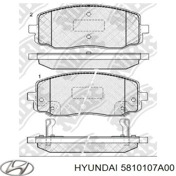 Pastillas freno delanteras Hyundai/Kia 5810107A00 precio, desde 21,31 EUR