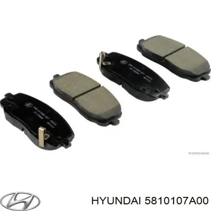 Comprar 5810107A00 Hyundai/Kia Pastillas delanteras de freno
