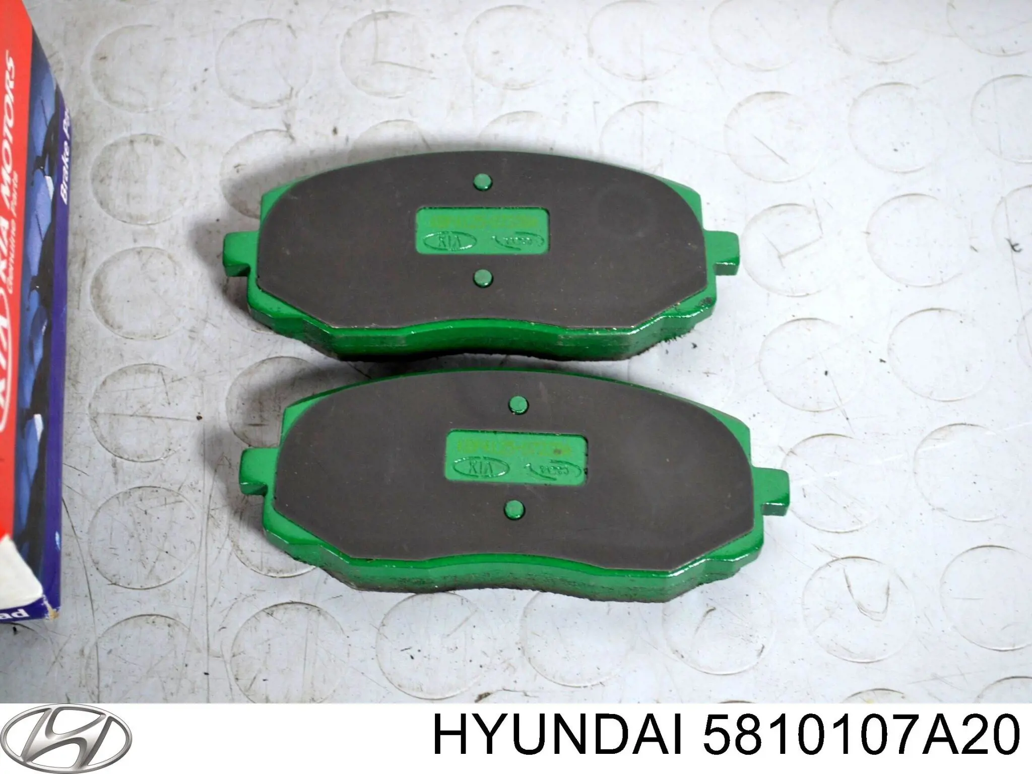 Pastillas de freno delanteras Hyundai/Kia 5810107A20