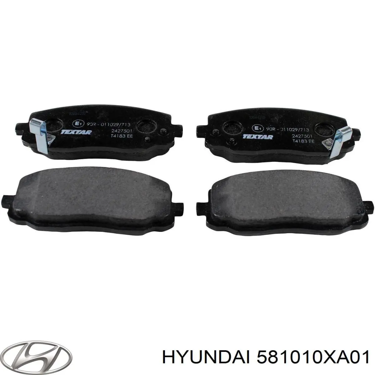 581010XA01 Hyundai/Kia pastillas de freno delanteras