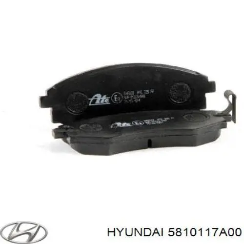 Pastillas de freno 5810117A00 Hyundai/Kia