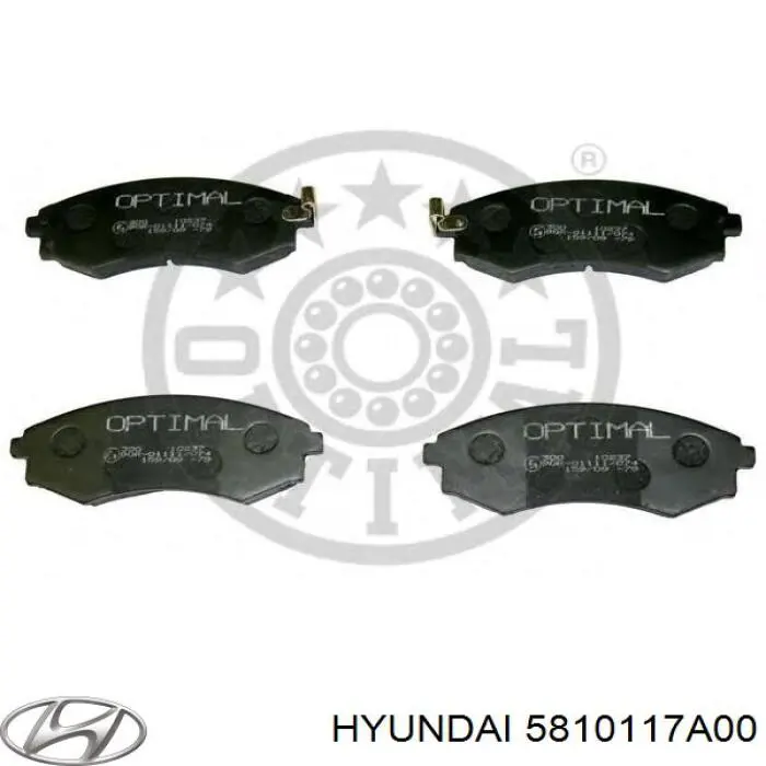 Pastillas freno delanteras Hyundai/Kia 5810117A00 precio, desde 30,43 EUR