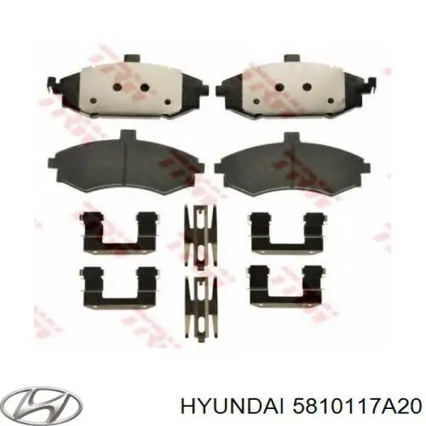 Comprar 5810117A20 Hyundai/Kia Pastillas delanteras de freno
