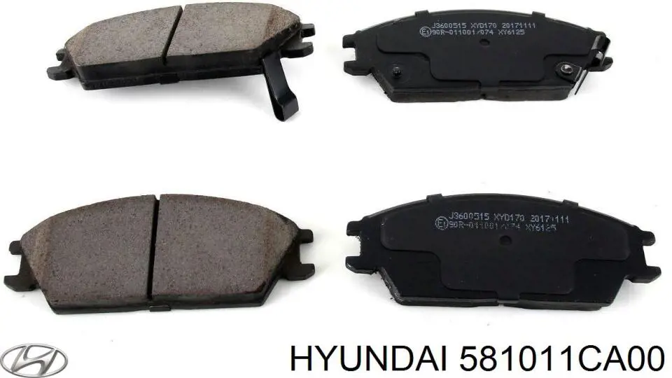 Pastillas de freno delanteras Hyundai Accent 1