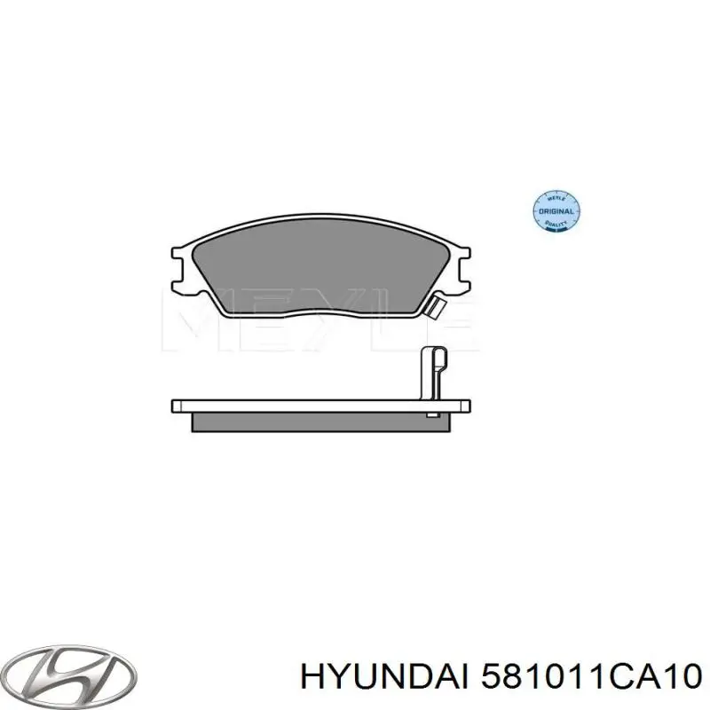 Pastillas freno delanteras Hyundai/Kia 581011CA10 precio, desde 19,82 EUR
