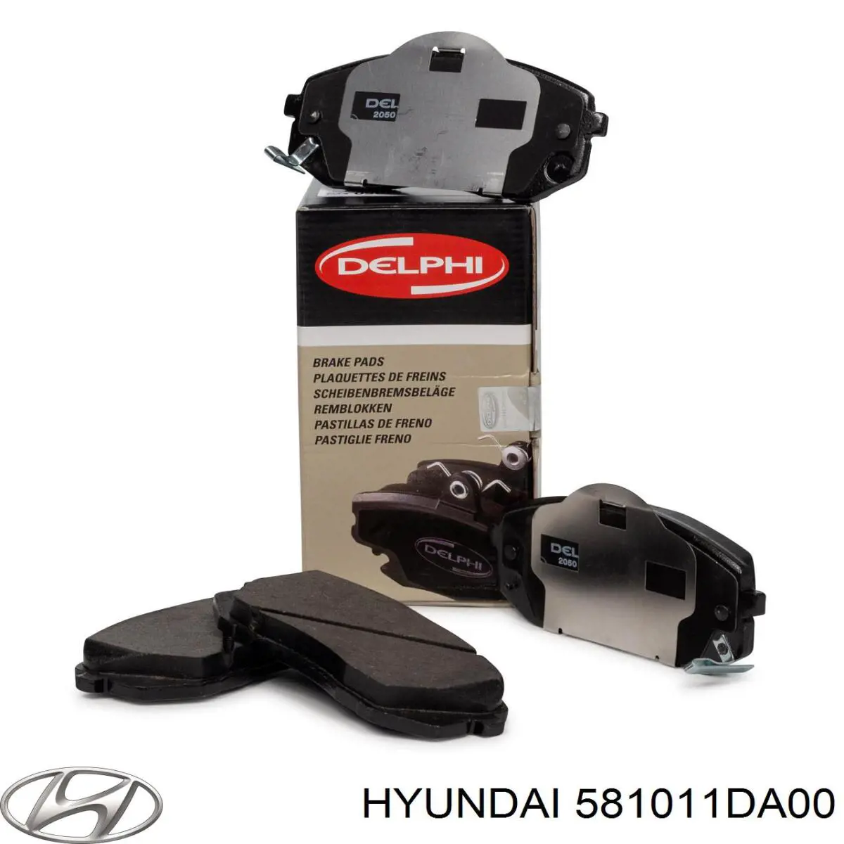 Comprar 581011DA00 Hyundai/Kia Pastillas delanteras de freno