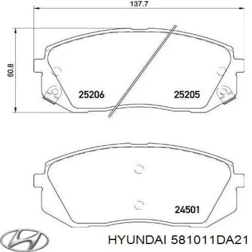 581011DA21 Hyundai/Kia