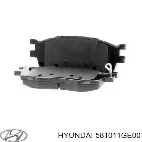 Pastillas de freno 581011GE00 Hyundai/Kia