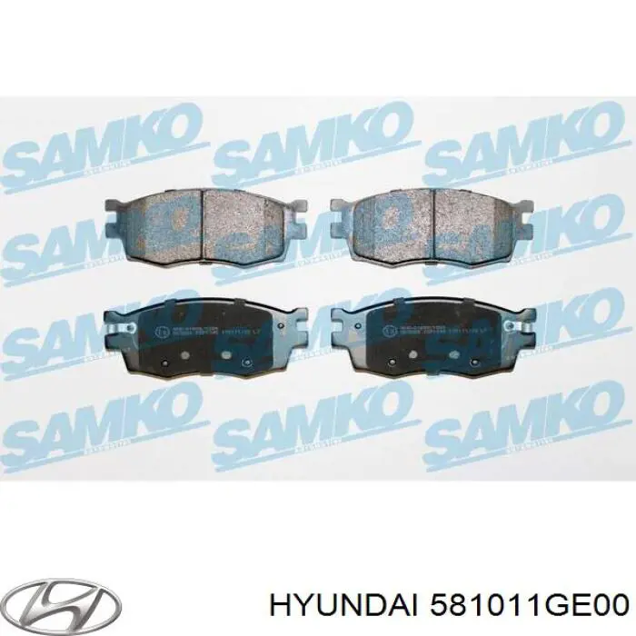 Pastillas freno delanteras Hyundai/Kia 581011GE00 precio, desde 25,07 EUR