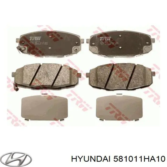Pastillas freno delanteras Hyundai/Kia 581011HA10 precio, desde 27,02 EUR