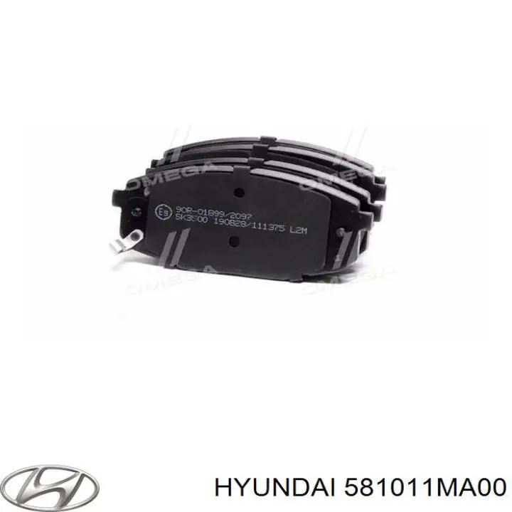 Comprar 581011MA00 Hyundai/Kia Pastillas delanteras de freno