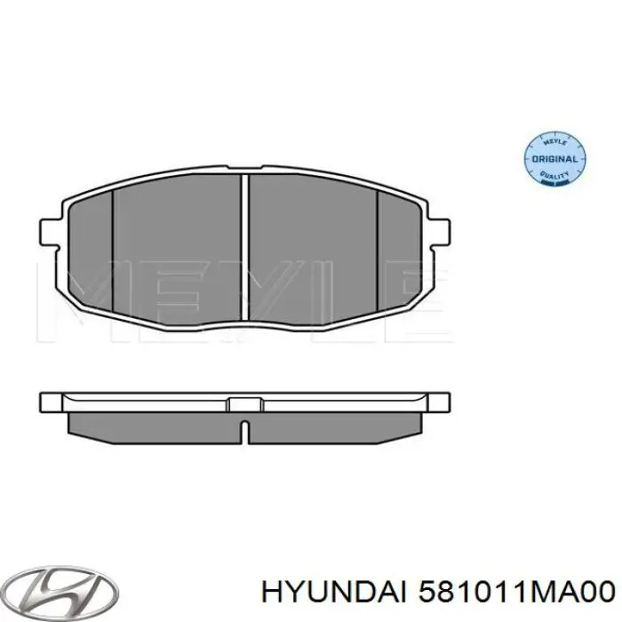 Pastillas freno delanteras Hyundai/Kia 581011MA00 precio, desde 23,75 EUR
