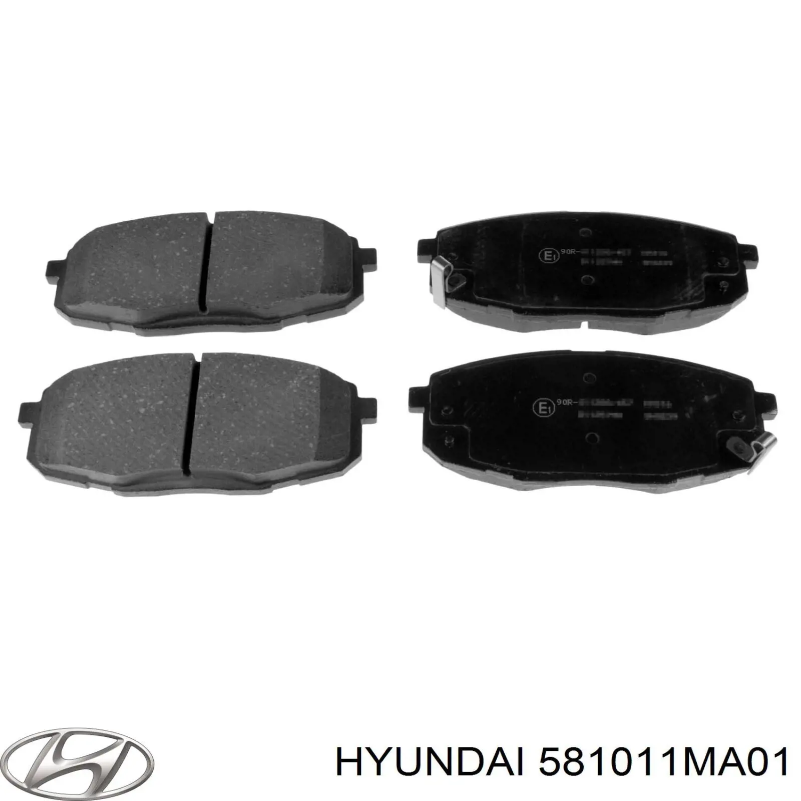 Pastillas de freno 581011MA01 Hyundai/Kia