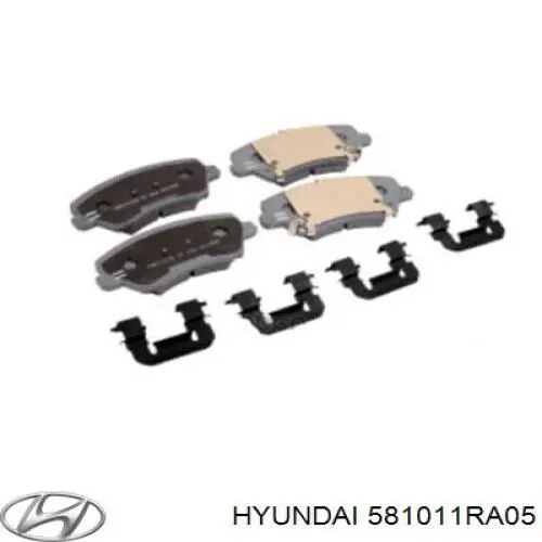 Pastillas freno delanteras Hyundai/Kia 581011RA05 precio, desde 24,48 EUR