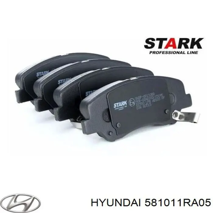 Pastillas freno delanteras Hyundai/Kia 581011RA05 precio, desde 24,48 EUR