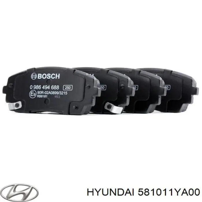 Pastillas freno delanteras Hyundai/Kia 581011YA00 precio, desde 23,81 EUR