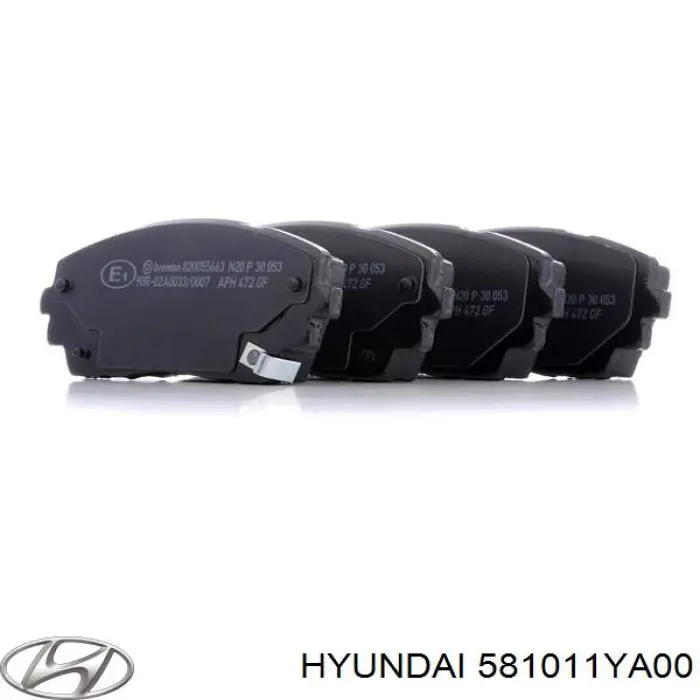 Comprar 581011YA00 Hyundai/Kia Pastillas delanteras de freno