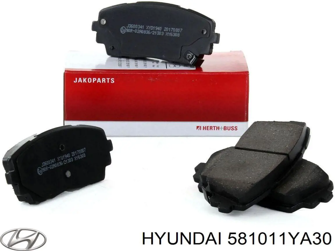 Pastillas de freno 581011YA30 Hyundai/Kia