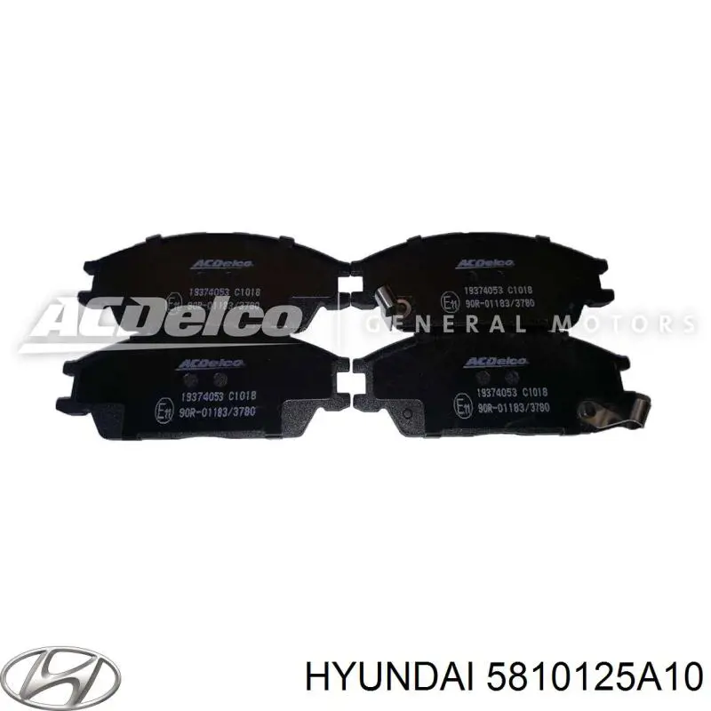 5810125A10 Hyundai/Kia Pastillas delanteras