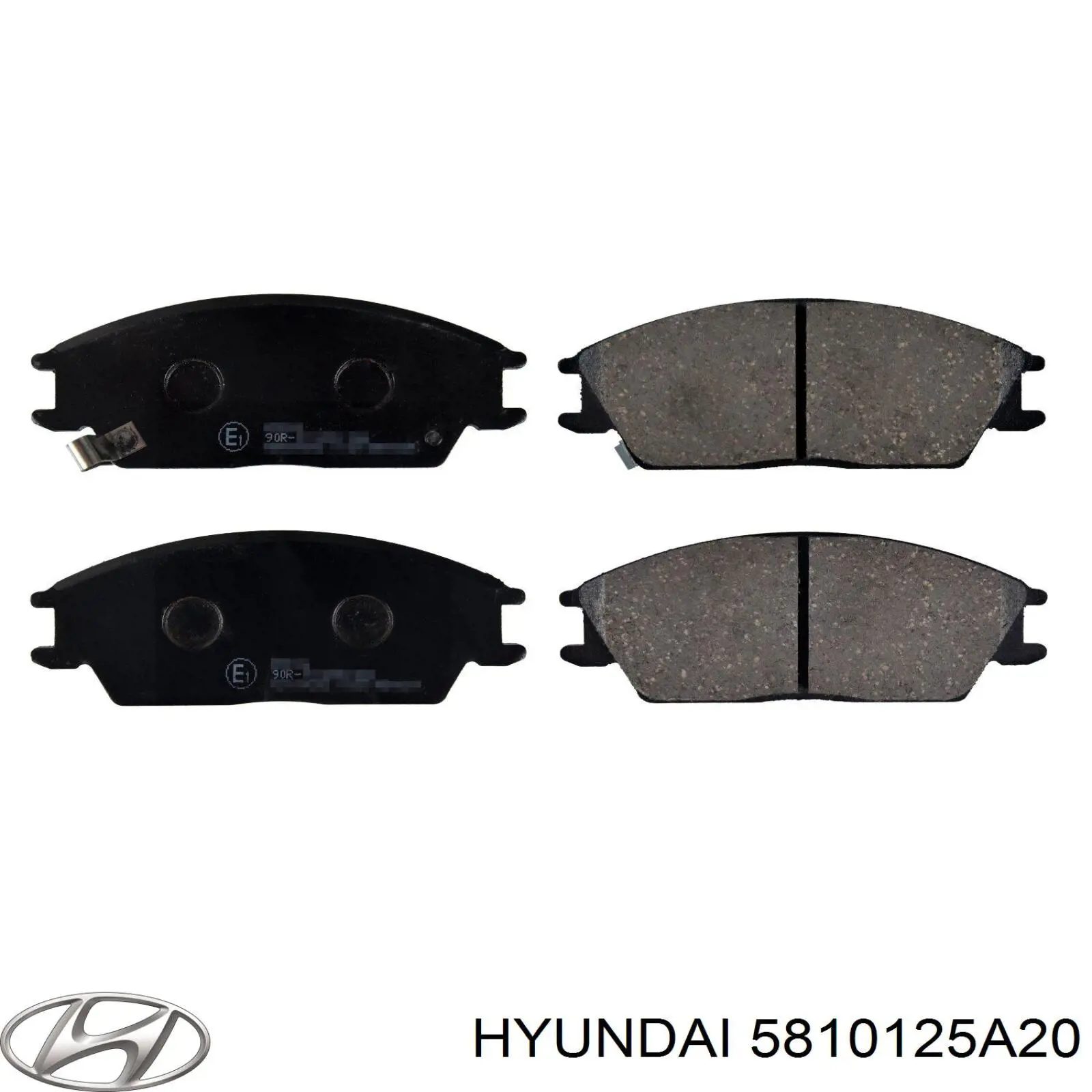 5810125A20 Hyundai/Kia pastillas de freno delanteras