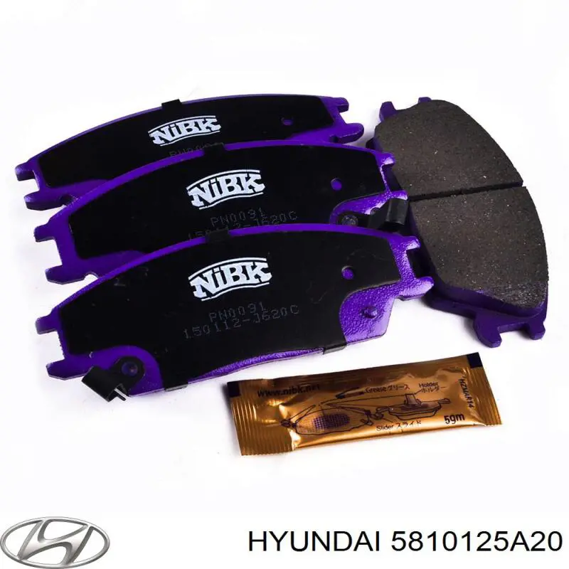 Comprar 5810125A20 Hyundai/Kia Pastillas delanteras de freno