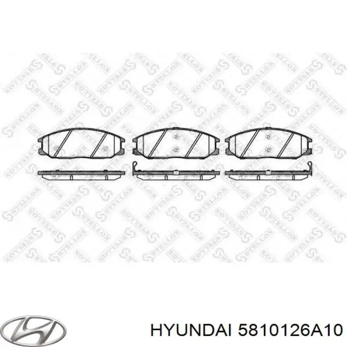 5810126A10 Hyundai/Kia pastillas de freno delanteras