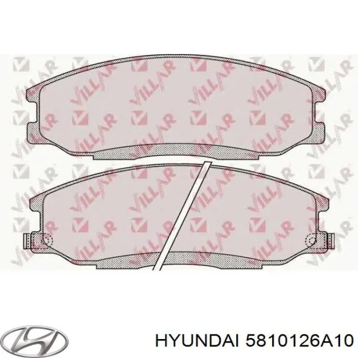 Pastillas freno delanteras Hyundai/Kia 5810126A10 precio, desde 22,34 EUR