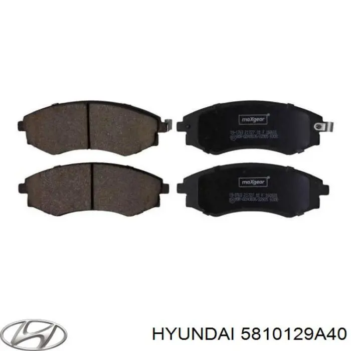 5810129A40 Hyundai/Kia pastillas de freno delanteras