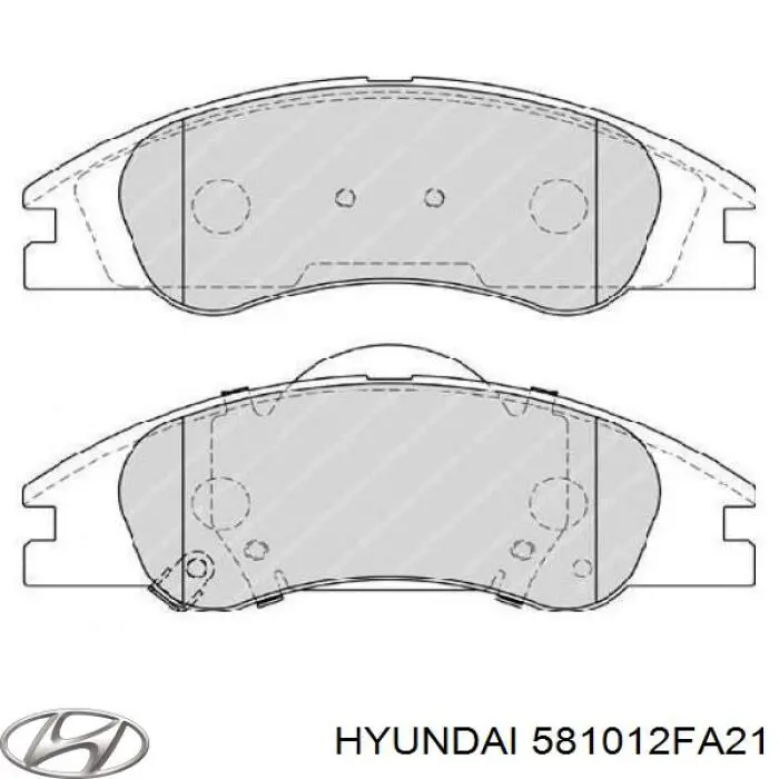 Pastillas freno delanteras Hyundai/Kia 581012FA21 precio, desde 29,87 EUR