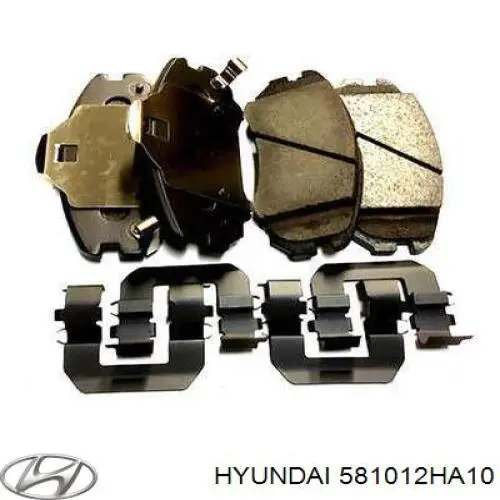 Comprar 581012HA10 Hyundai/Kia Pastillas delanteras de freno