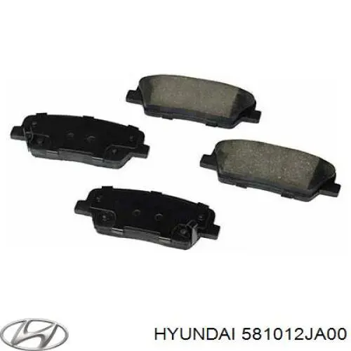 Pastillas de freno 581012JA00 Hyundai/Kia