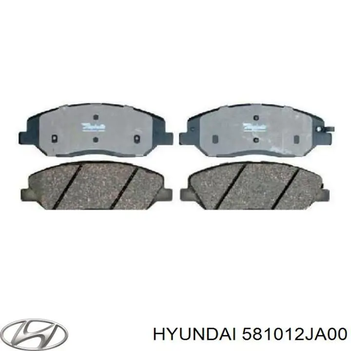 581012JA00 Hyundai/Kia Pastillas delanteras