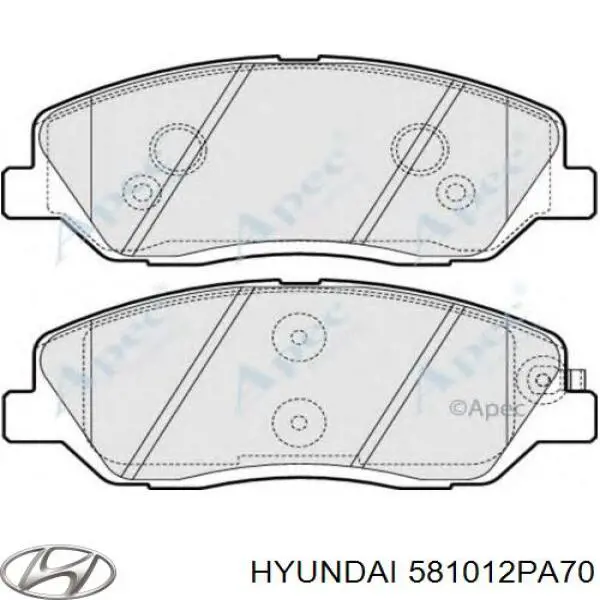 Pastillas freno delanteras Hyundai/Kia 581012PA70 precio, desde 31,38 EUR
