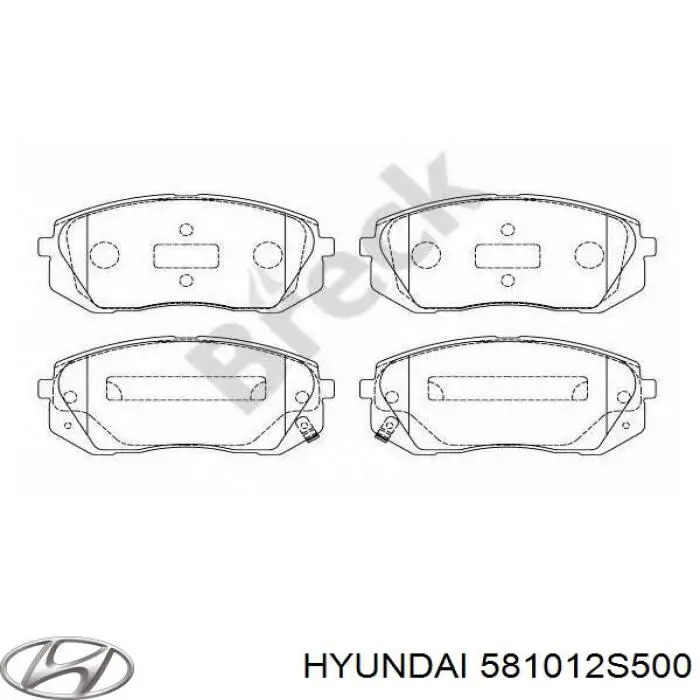 Pastillas freno delanteras Hyundai/Kia 581012S500 precio, desde 29,72 EUR