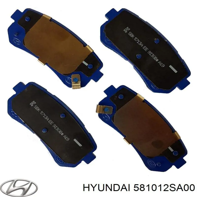 581012SA00 Hyundai/Kia pastillas de freno delanteras