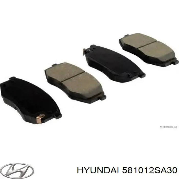 581012SA30 Hyundai/Kia pastillas de freno delanteras