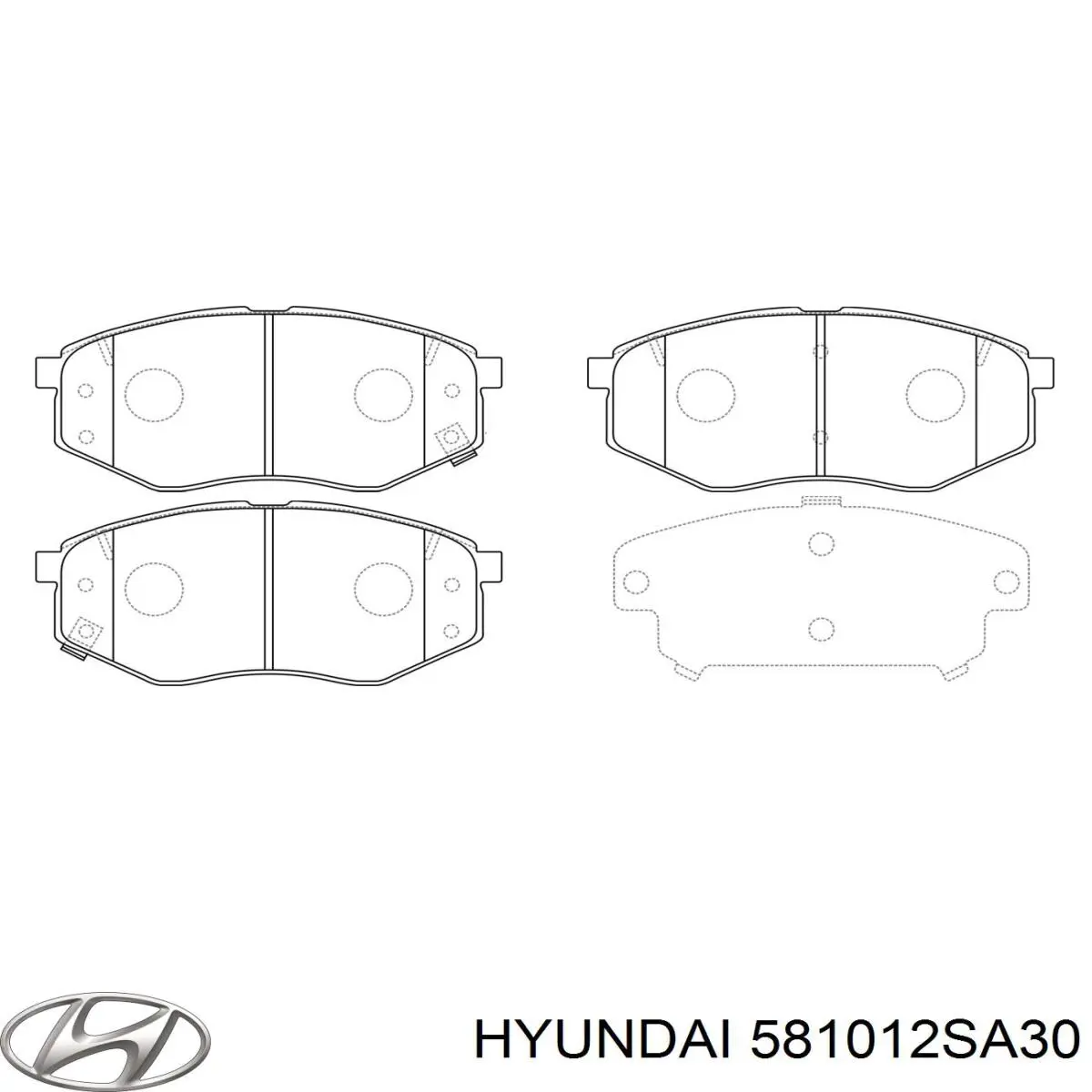 Pastillas freno delanteras Hyundai/Kia 581012SA30 precio, desde 32,54 EUR