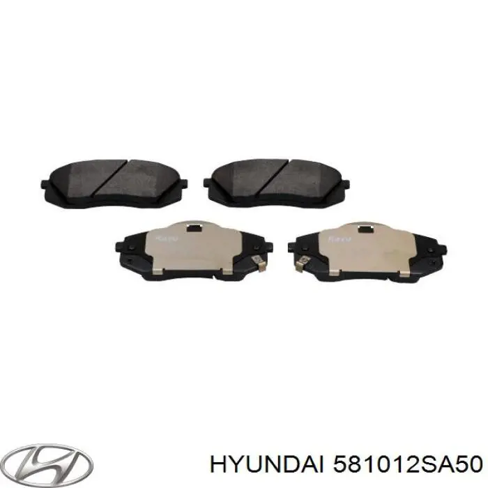 581012SA50 Hyundai/Kia pastillas de freno delanteras