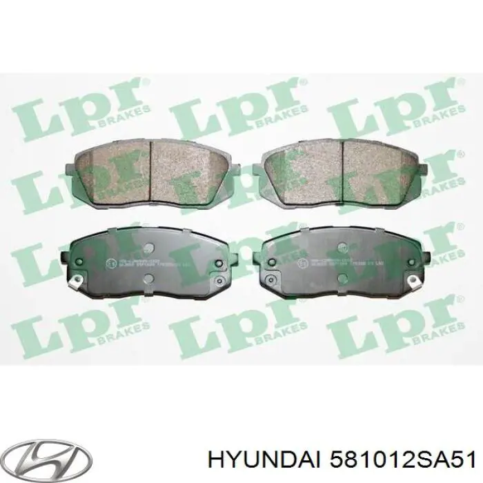 Pastillas freno delanteras Hyundai/Kia 581012SA51 precio, desde 29,72 EUR