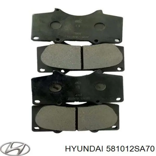 Comprar 581012SA70 Hyundai/Kia Pastillas delanteras de freno