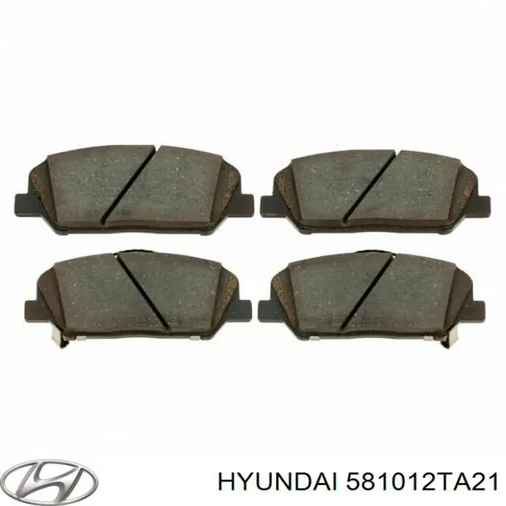 581012TA21 Hyundai/Kia pastillas de freno delanteras