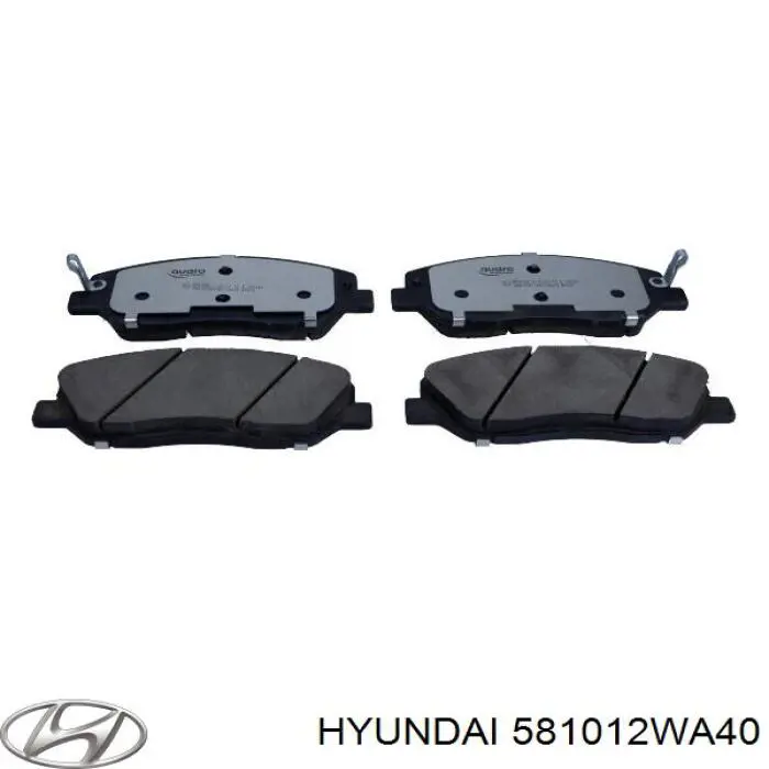 Pastillas de freno 581012WA40 Hyundai/Kia
