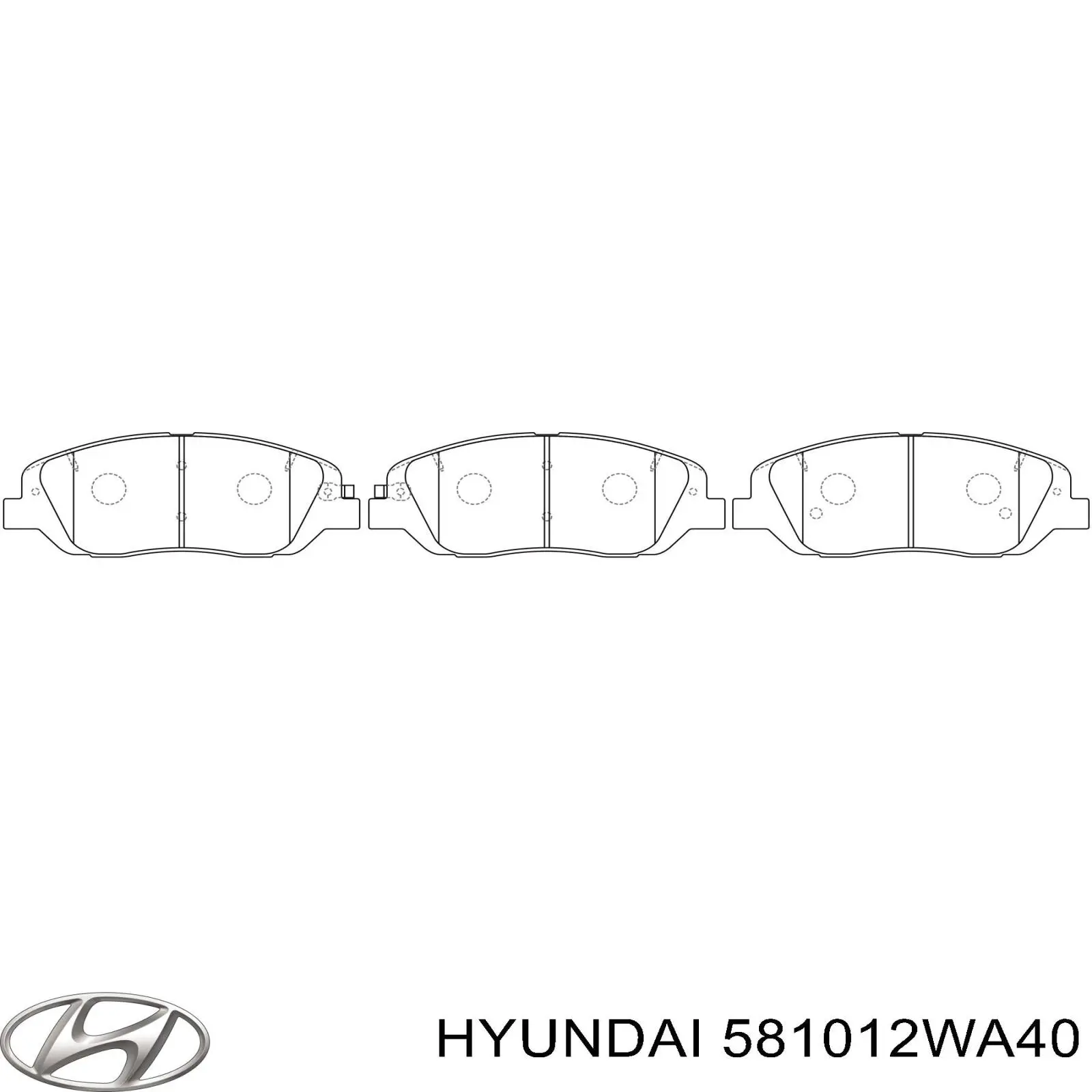 Pastillas freno delanteras Hyundai/Kia 581012WA40 precio, desde 30,34 EUR