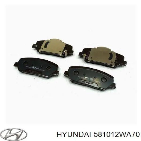 581012WA70 Hyundai/Kia Pastillas delanteras