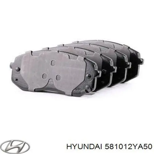 581012YA50 Hyundai/Kia pastillas de freno delanteras