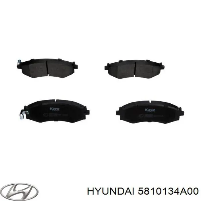 5810134A00 Hyundai/Kia pastillas de freno delanteras